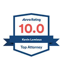 Avvo Rating 10.0 Kevin Lemieus top attorney